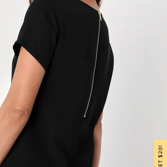 Lulus black dress mini dress size small 
Shift and Shout Black Shift Dress​​ - Picture 7 of 8